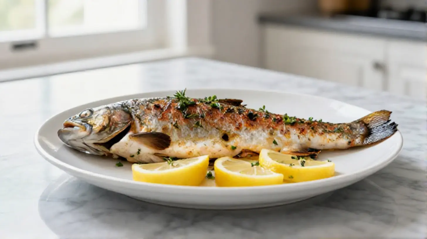Truite au Airfryer, croustillante et savoureuse