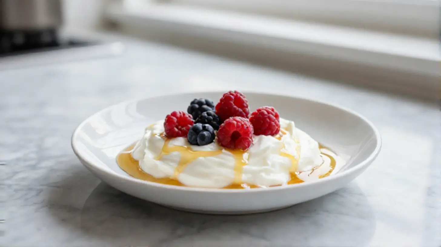 Yaourt préparé à l’Airfryer, crémeux et savoureux