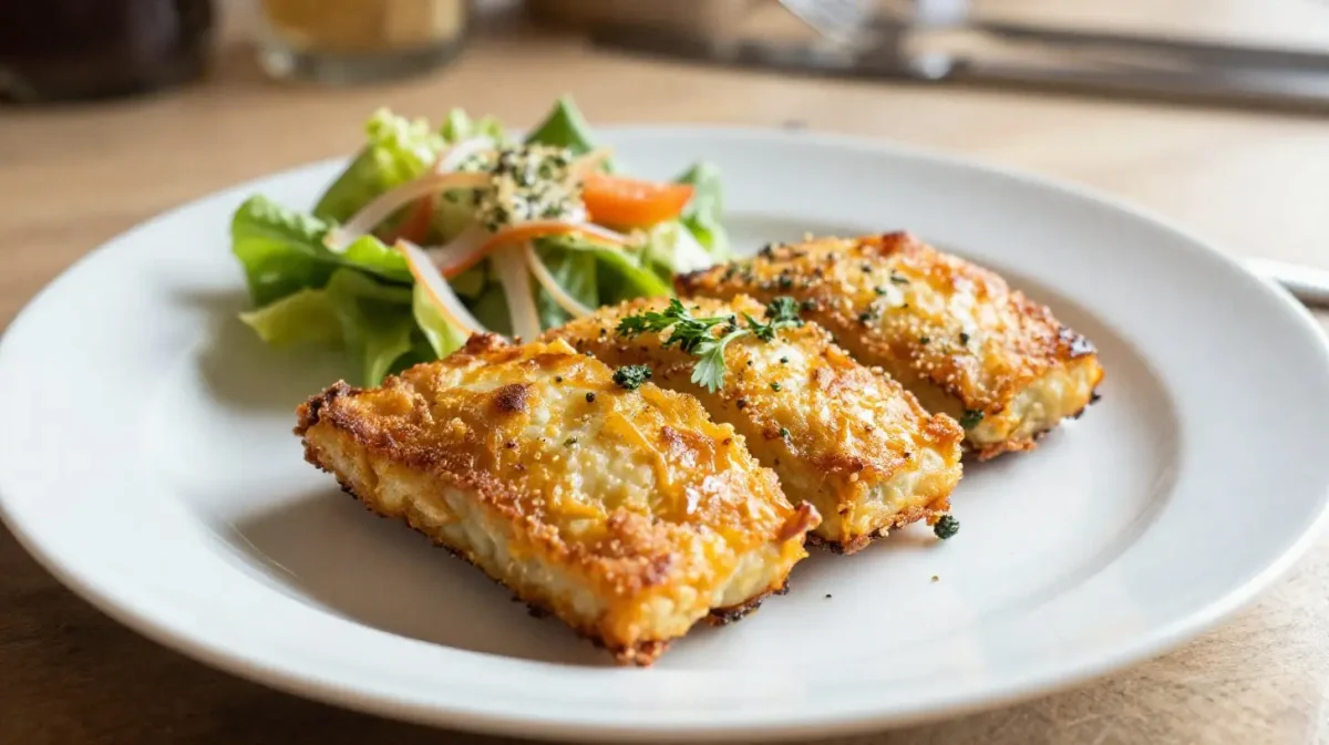 Un délicieux colin cuit au airfryer, croustillant à l'extérieur et tendre à l'intérieur.