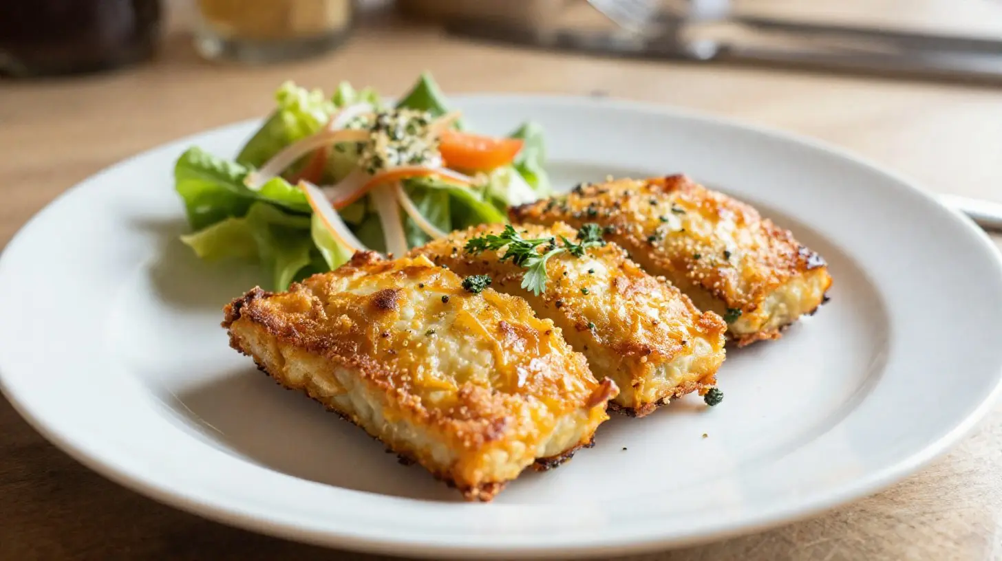 Un délicieux colin cuit au airfryer, croustillant à l'extérieur et tendre à l'intérieur.