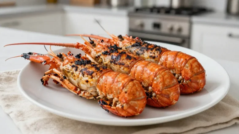 Délicieuses langoustines grillées au airfryer, parfaitement croustillantes et juteuses.