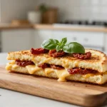 Délicieux panini croustillant cuit à la perfection dans un airfryer.