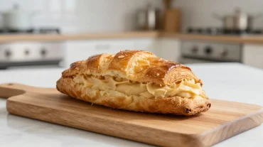Délicieux pithiviers au airfryer, croustillant à l'extérieur et fondant à l'intérieur.