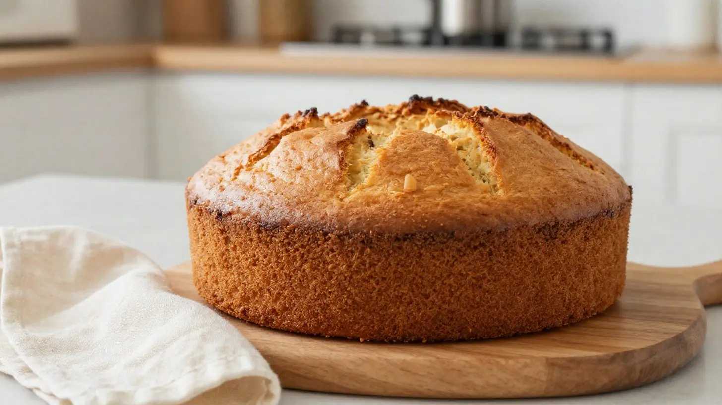 Délicieux quatre-quarts au airfryer, moelleux et parfumé pour un dessert réussi.