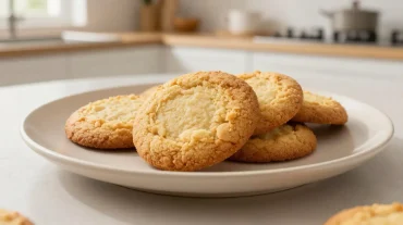 Délicieux sablés au beurre cuits à la perfection dans un airfryer.