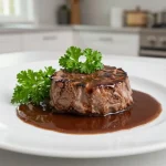 Délicieux tournedos Rossini préparés à l'Airfryer pour un goût exquis.