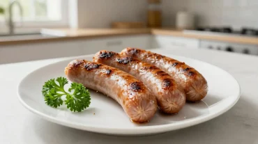 Savoureuse andouille cuite au airfryer, délicatement croustillante à l'extérieur et moelleuse à l'intérieur.