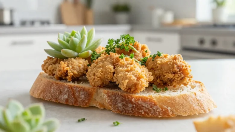Délicieuses rillettes de poulet cuites à l'airfryer, légères et savoureuses.