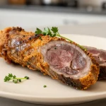 Délicieuse saucisse de Morteau cuite à l'airfryer, savoureuse et juteuse.